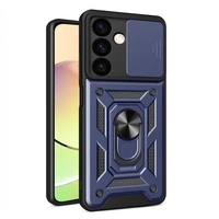 Etui Hybrid Armor Camshield do Samsung Galaxy S24 pancerne z osłoną na aparat - niebieskie