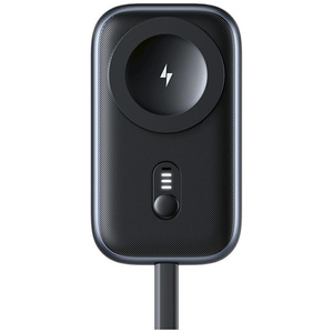 Ładowarka indukcyjna 2w1 Usams CD245 do  Apple Watch z powerbankiem 1200mAh + kabel USB-C titanium
