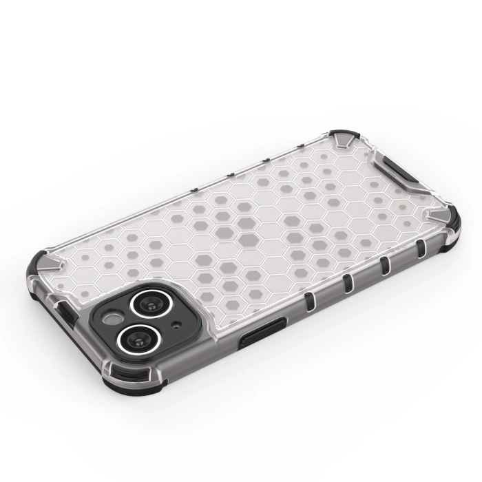 Honeycomb etui iPhone 14 pancerny hybrydowy pokrowiec czarne