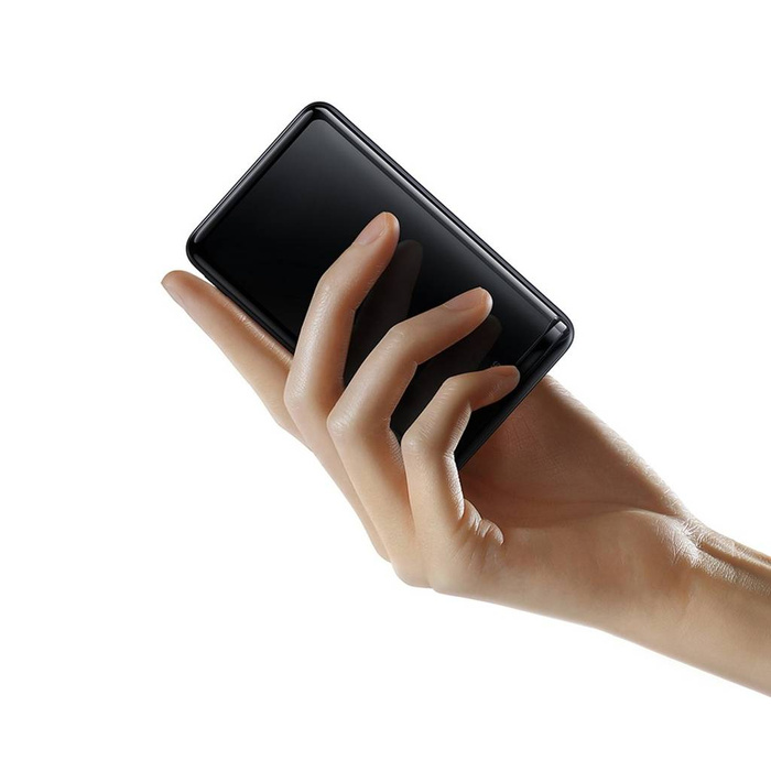 Baseus Magnetic Bracket powerbank z bezprzewodowym ładowaniem MagSafe 10000mAh 20W Overseas Edition biały (PPCX000202) z Kablem USB-C 0,5m