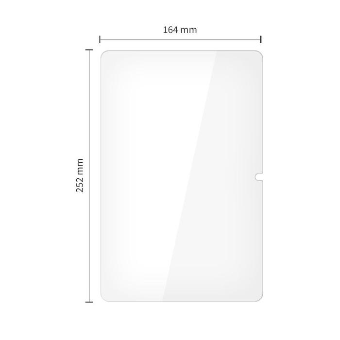 SZKŁO HARTOWANE TECH-PROTECT GLASS FIT+ 2-PACK GALAXY TAB A9+ / A11+ PLUS  11.0 X210 / X215 / X216 / X133 / X135 CLEAR