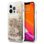 Etui GUESS Apple iPhone 14 Pro Max Glitter Charms Złoty Hardcase