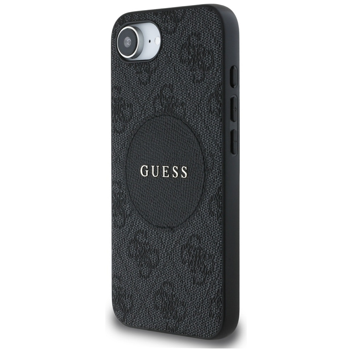 Etui Guess 4G Circle Classic Logo        MagSafe do iPhone 16e czarny