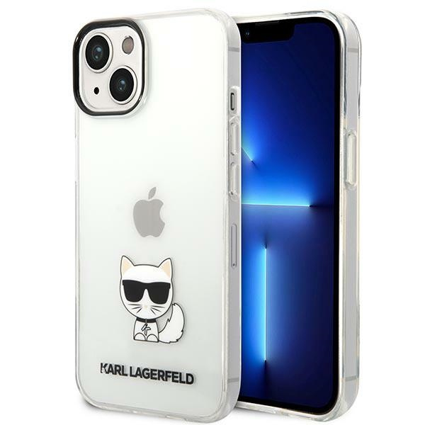 Etui KARL LAGERFELD Apple iPhone 14 Plus Choupette Body Bezbarwny Hardcase