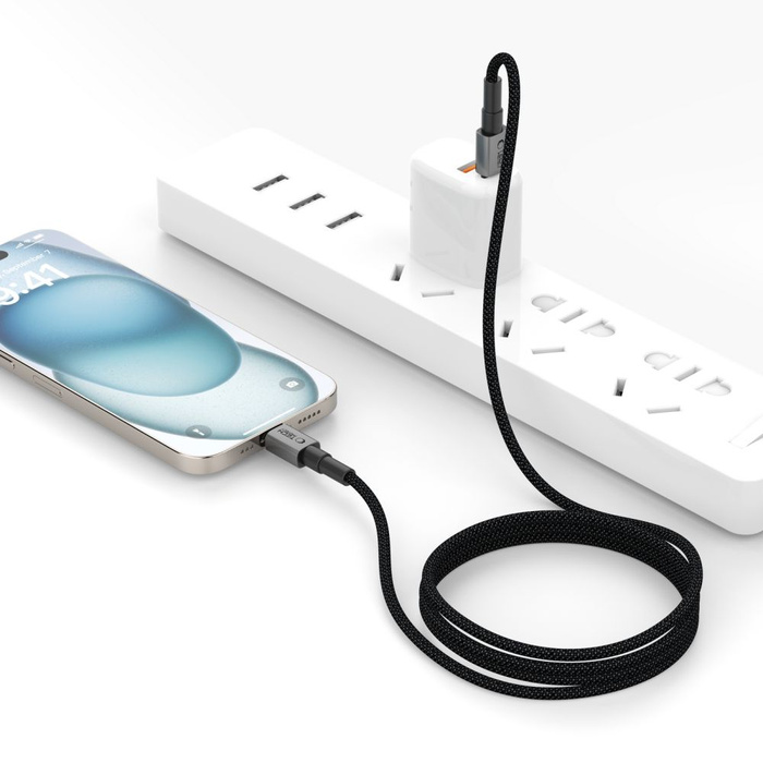 Kabel TECH-PROTECT ULTRABOOST DNA LIGHTNING CABLE PD27W/3A 25CM IRON GREY