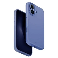 UNIQ etui Lino Hue iPhone 16 6.1" Magclick Charging niebieski/pearl blue