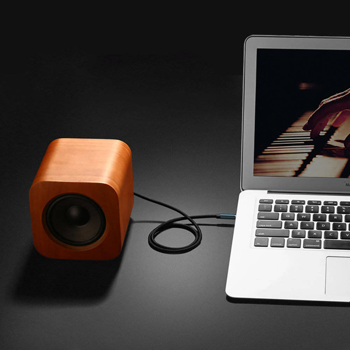 Ugreen kabel audio 2 x mini jack 3,5mm 0,5m niebieski (AV112)