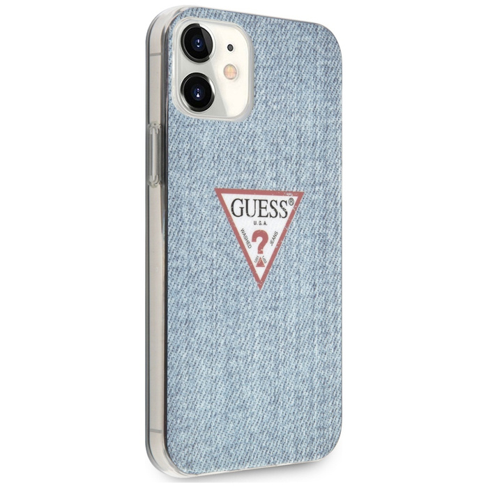 Etui GUESS Apple iPhone 12 Mini Jeans Collection Niebieski Hardcase