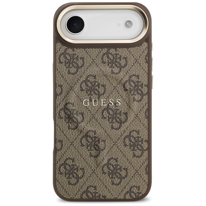 Etui Guess 4G PU Classic Logo MagSafe do iPhone 17 Air brązowy