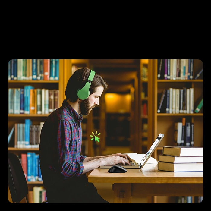 Myszka Ugreen bezprzewodowa ergonomiczna optyczna - czarna