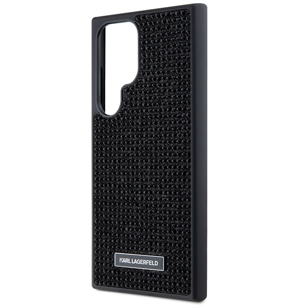 Etui Karl Lagerfeld KLHCS24LHDSPRK S24 Ultra S928 hardcase czarny/black Rhinestone Metal Logo Case
