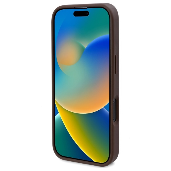 Guess GUHMP16XP4ROPEMCW iPhone 16 Pro     Max 6.9" brązowy/brown hardcase 4G Flowers Print MagSafe