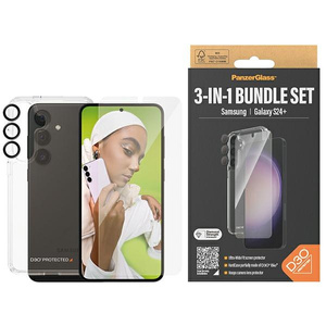 PanzerGlass Bundle 3in1 Samsung S24+ S926 Hardcase + Screen Protector + Camera Lens B1211+7351