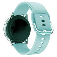 Silicone Strap TYS opaska do smartwatcha zegarka uniwersalna 20mm turkusowy
