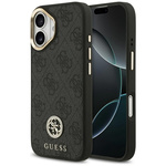 Etui Guess 4G Strass Logo MagSafe do     iPhone 17 czarny