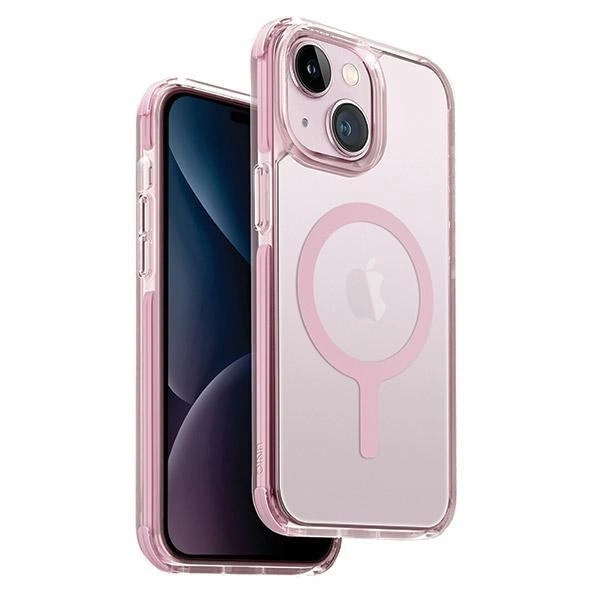 Etui UNIQ etui Combat iPhone 15 Plus / 14 Plus 6.7" Maglick Charging różowy/baby pink Case