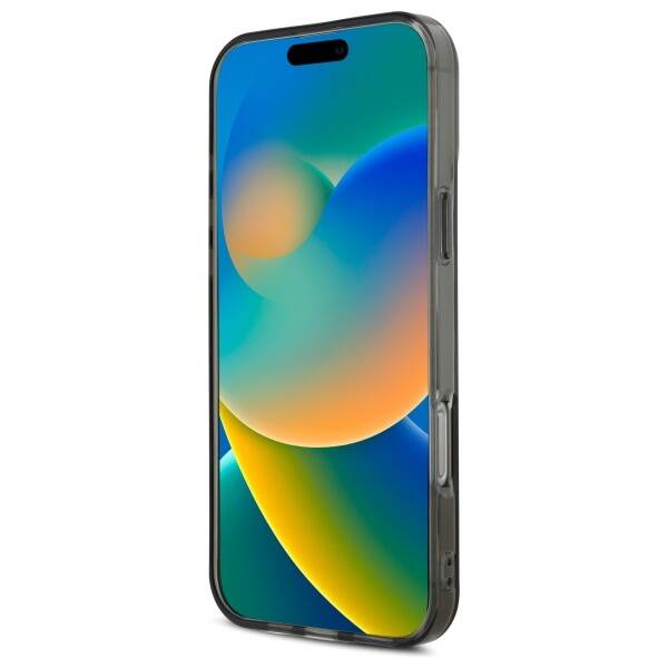 Etui Mercedes iPhone 16 Pro  6.3" czarny/black hardcase MB Case Star Pattern