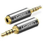 Ugreen adapter audio jack 2.5mm męski z jack 3.5mm żeński czarny (20501)