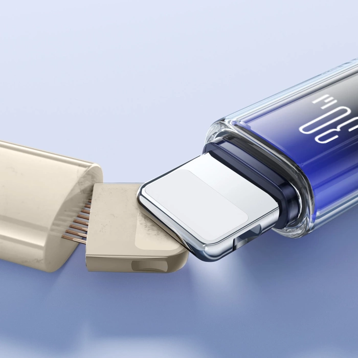 Kabel Joyroom S-A42 Crystal-Clear Series 30W USB-C - Lightning 1,2m - czarny