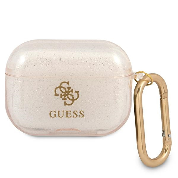 Etui GUESS Apple AirPods Pro Glitter Collection Złoty Case
