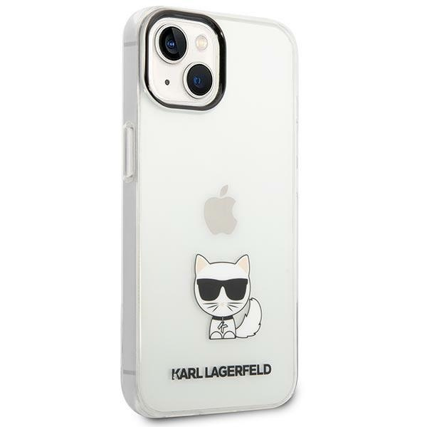 Etui KARL LAGERFELD Apple iPhone 14 Plus Choupette Body Bezbarwny Hardcase
