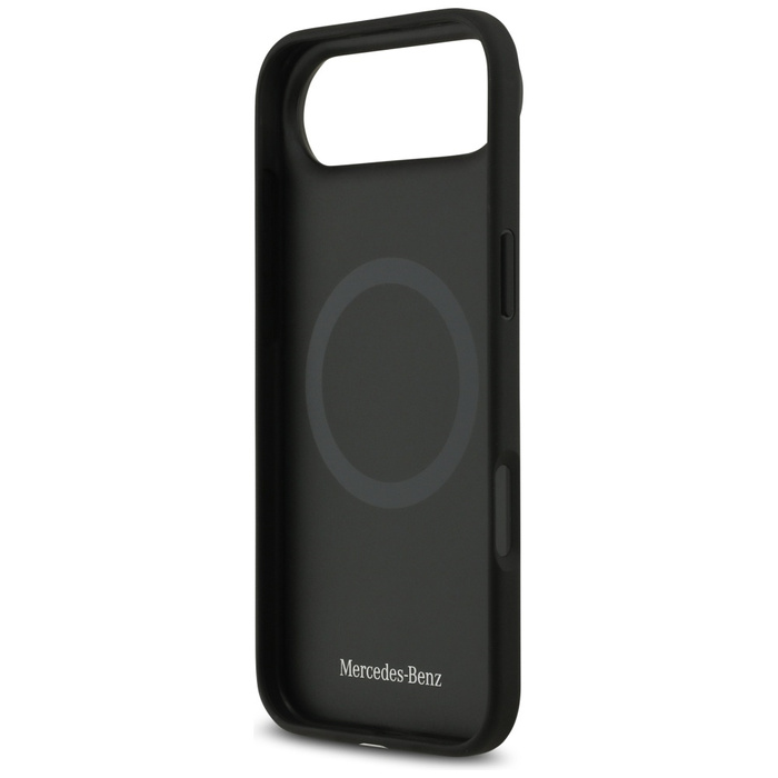 Etui Mercedes Leather Vintage Logo       MagSafe do iPhone Air czarny