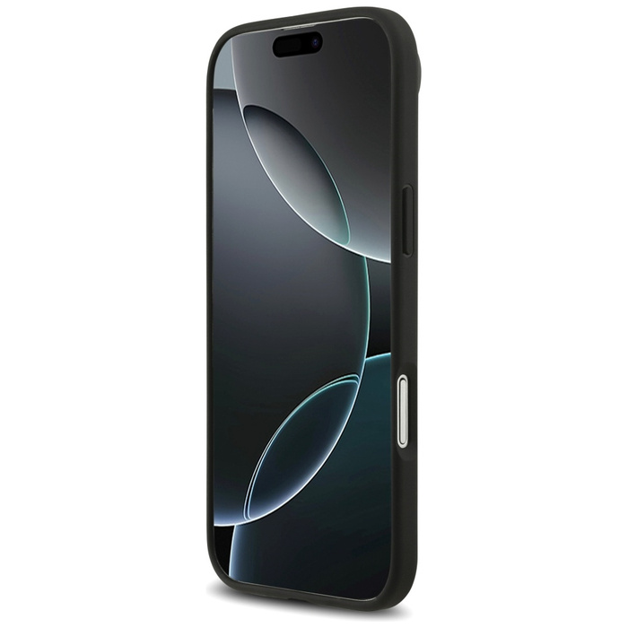 Etui Mercedes Leather Star Pattern       Stripes MagSafe do iPhone Air czarny