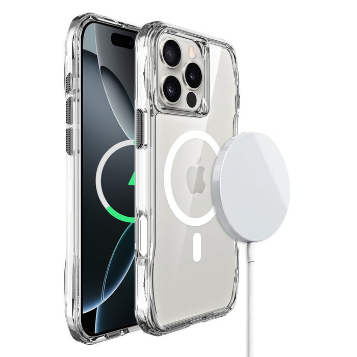 ROAR futerał SLIM DEFENDER kompatybilny z MagSafe do SAMSUNG S26 Pro transparentny