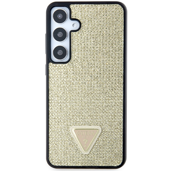 Etui Guess GUHCS24SHDGPPD S24 S921 złoty/gold hardcase Rhinestone Triangle Case