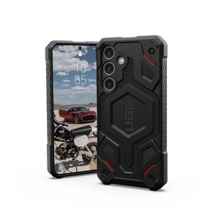 Etui UAG Monarch Pro - obudowa ochronna do Samsung Galaxy S24 5G z wbudowanym modułem magnetycznym (kevlar black) Case