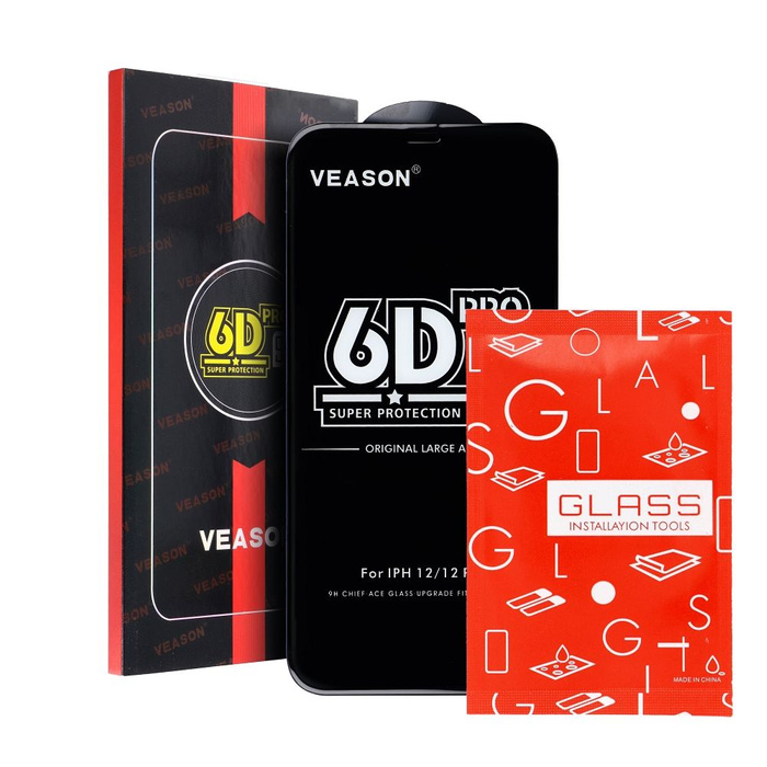 Szkło Hartowane 6D Pro Veason Glass - do Samsung Galaxy A22 5G czarny