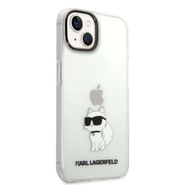 Etui KARL LAGERFELD Apple iPhone 14 Plus IML NFT Choupette Bezbarwny Hardcase