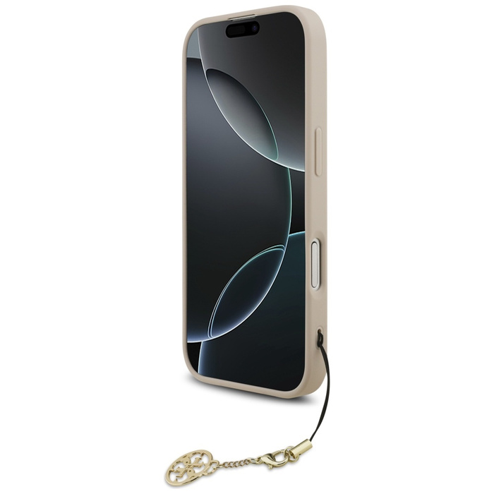 Etui Guess 4G Charms Collection MagSafe  do iPhone 17 różowy