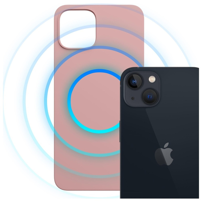 Etui 3MK Hardy MagSilicone do Apple      iPhone 15 Plus różowy