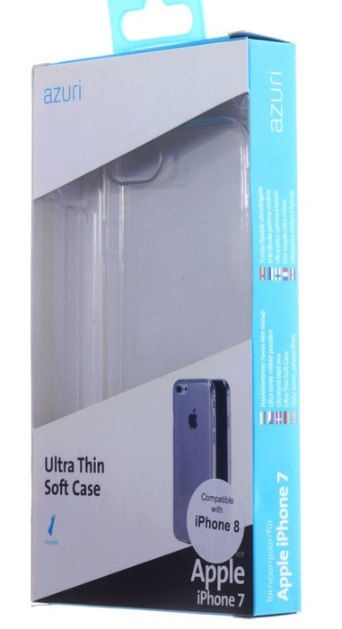 Etui Apple iPhone 7 8 Azuri Ulta Thin TPU Clear Cienkie