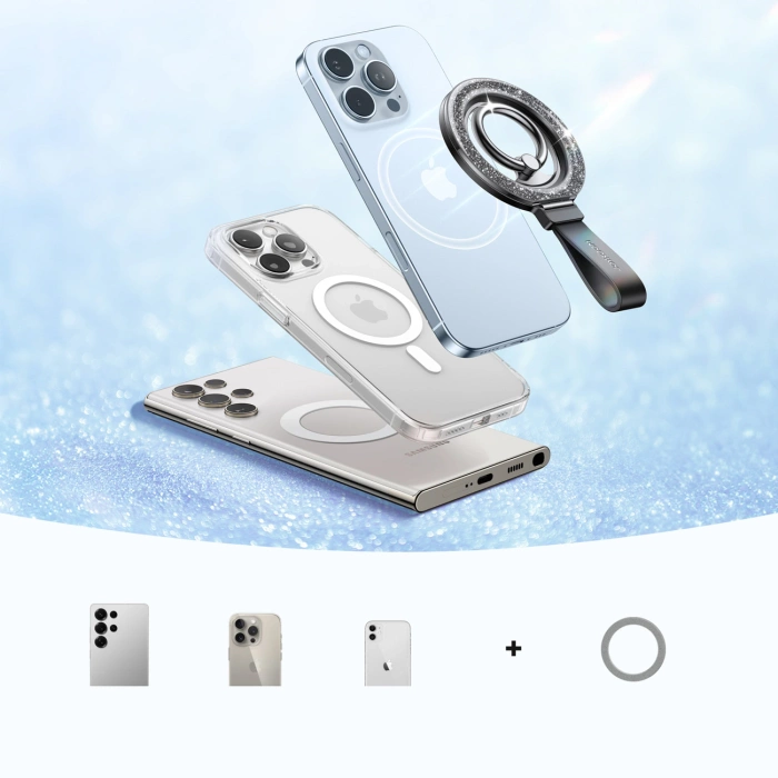 Uchwyt Joyroom JR-ZS425 ring magnetyczny - czarny