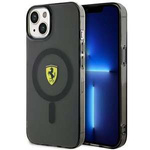 Etui Ferrari FEHMP14SURKK iPhone 14 6,1" czarny/black hardcase Translucent Magsafe Case