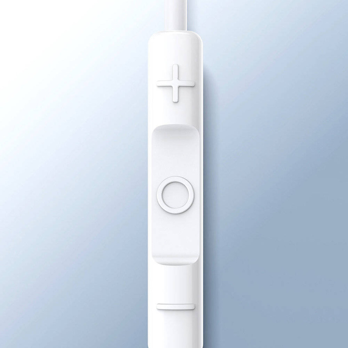 Baseus Encok C17 douszne słuchawki na kablu z mikrofonem USB Typ C białe (NGCR010002)