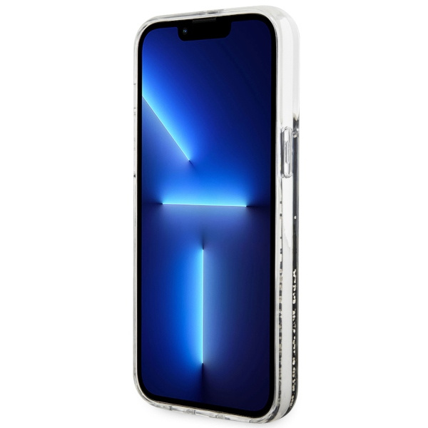 Etui Guess GUHCP14XLCSGSGK iPhone 14 Pro Max 6.7" czarny/black hardcase Liquid Glitter Marble Case