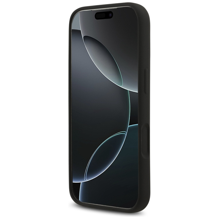 Etui Karl Lagerfeld Silicone             Karl&Choupette Ring MagSafe do iPhone 17 Pro Max czarny