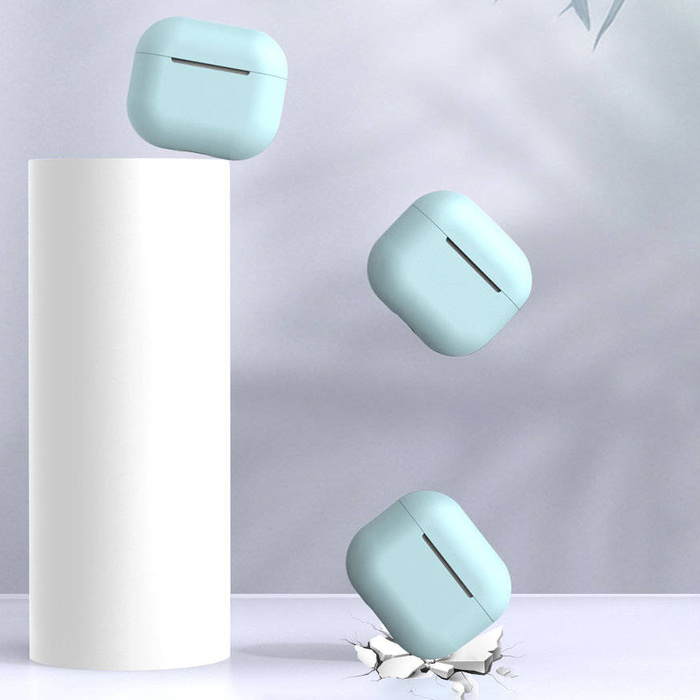 Etui do AirPods 3 silikonowy miękki pokrowiec na słuchawki biały (case C)