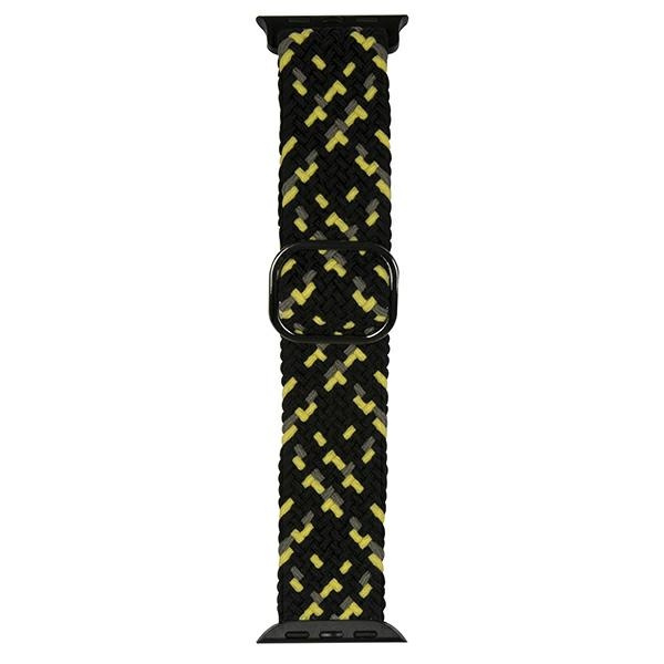 Beline pasek Apple Watch Textile42/44/45/49mm czarno-limonkowy black/lime