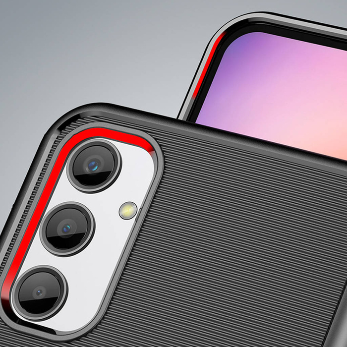 Etui Thunder Case etui do Samsung Galaxy A24 4G silikonowy pancerny pokrowiec czarne Case