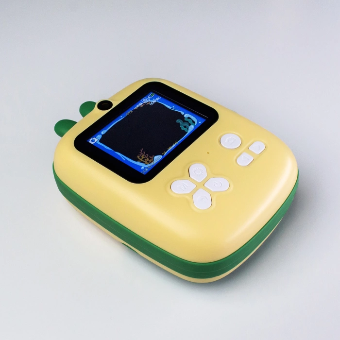 Mini drukarka termiczna dla dzieci z aparatem fotograficznym i kamerą - zielona