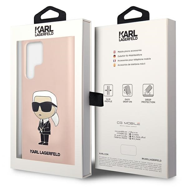 Etui Karl Lagerfeld Silicone NFT Ikonik - Etui Samsung Galaxy S23 Ultra (różowy) Case