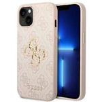 Etui GUESS Apple iPhone 14 4G Big Metal Logo Różowy Hardcase
