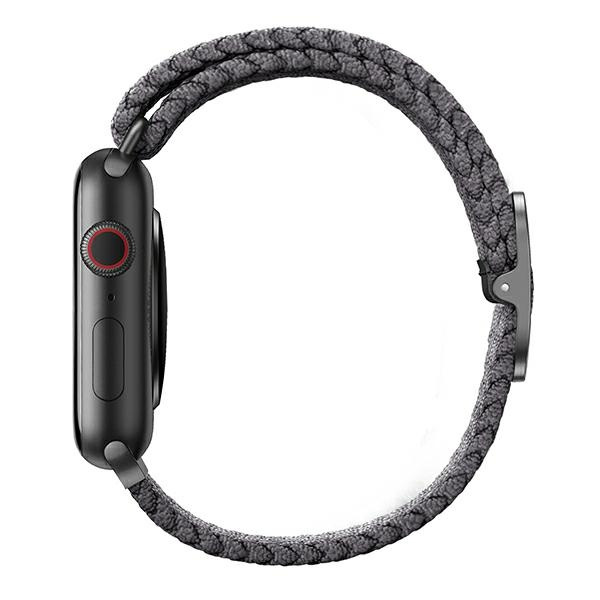 UNIQ pasek Aspen Apple Watch 40/38/41mm Braided szary/granite grey