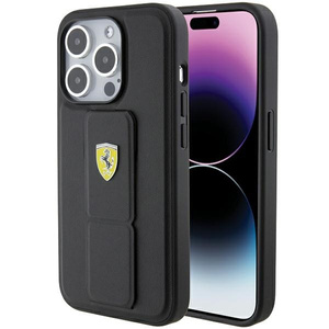 Ferrari Fehcp15xgspsik Iphone 15 Pro Max 6.7" Czarny/black Hardcase Grip Stand