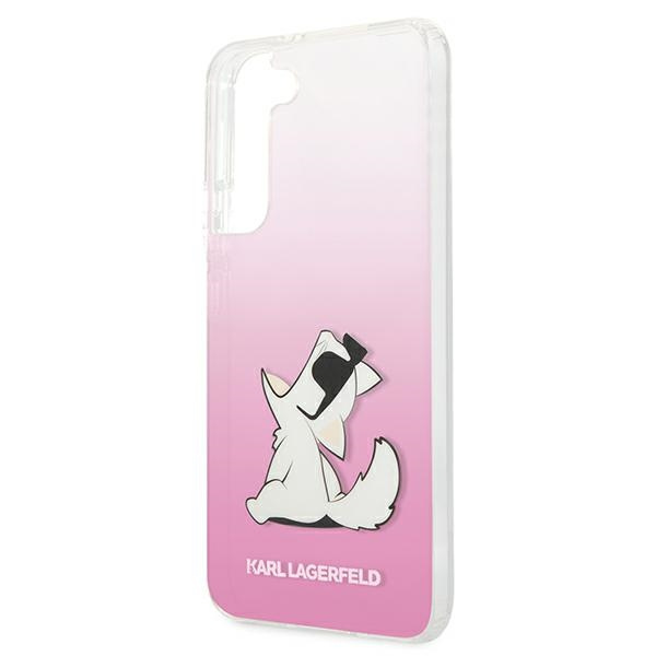 Etui KARL LAGERFELD Samsung Galaxy S22 Plus Choupette Eat Różowy Hardcase