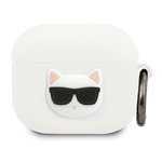 Etui KARL LAGERFELD Apple AirPods 3 Silicone Choupette Biały Case